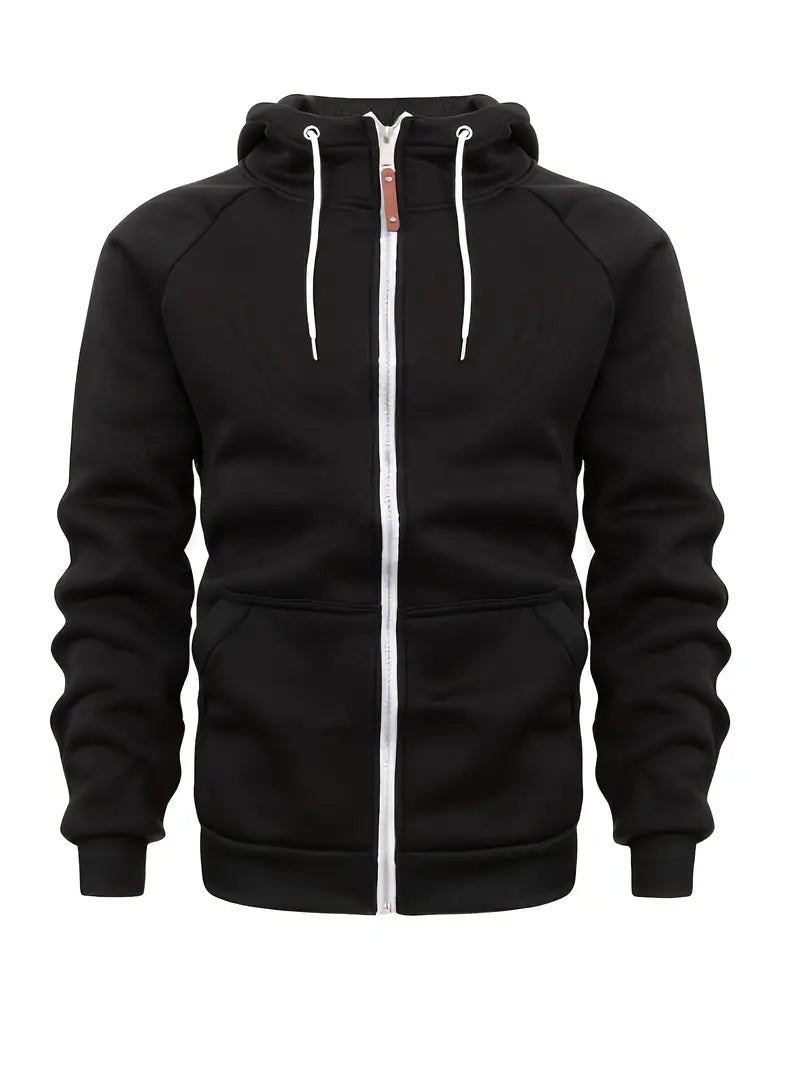 Full-Zip Hooded Sweatshirt for Men