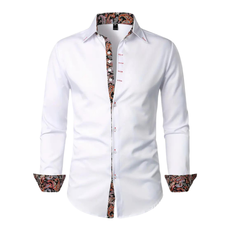 Slim Fit Button-Up Shirt for Men