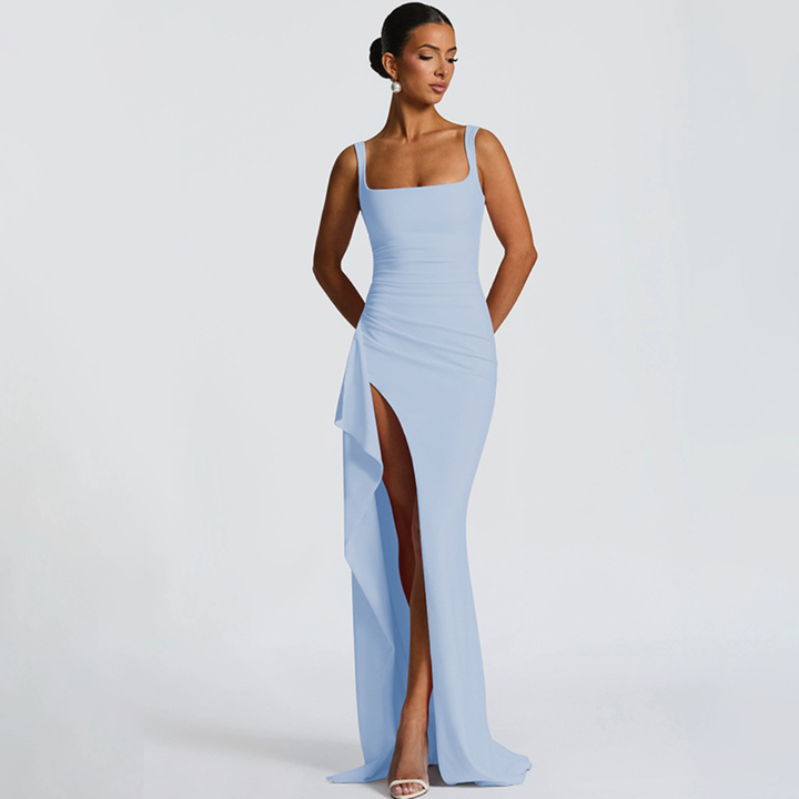Square Neck Maxi Dress for Women