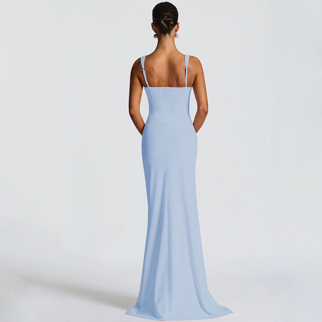 Square Neck Maxi Dress for Women