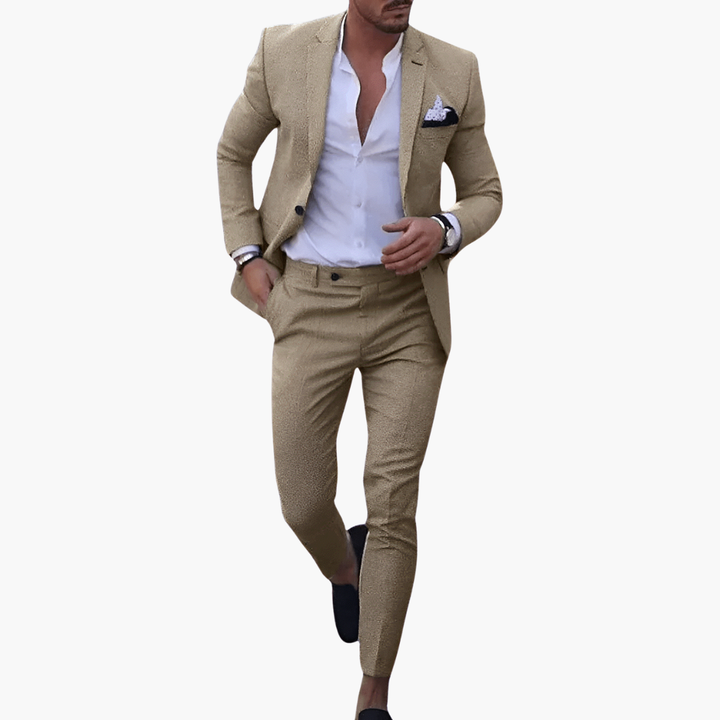 Two-Piece Blazer and Trouser Suit for Men