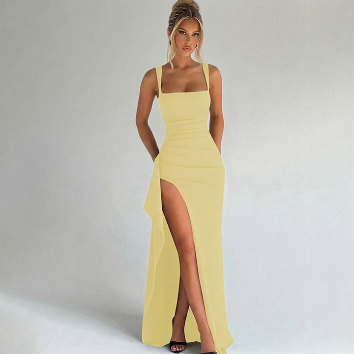Square Neck Maxi Dress for Women