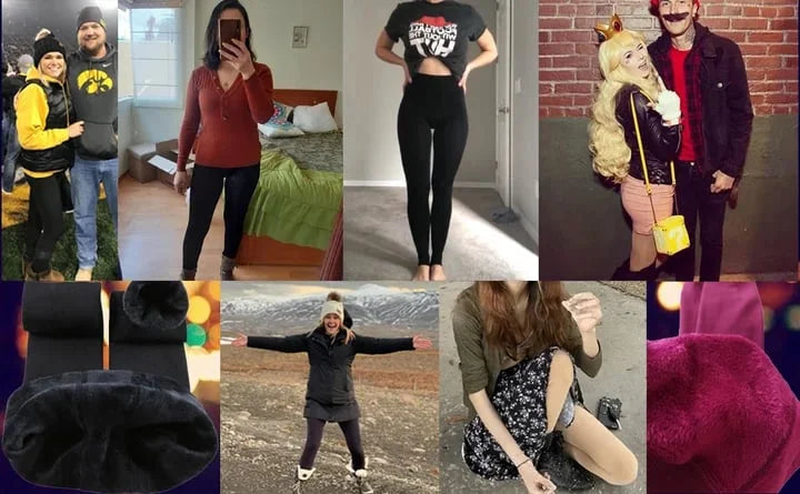 Fleece Lined Thermal Leggings for Women