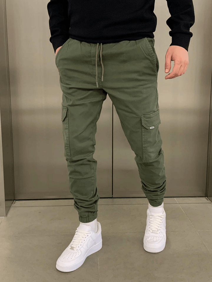 Relaxed Fit Cargo Joggers for Men