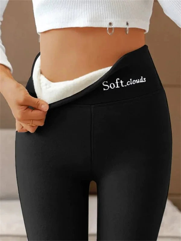 Fleece Lined Thermal Leggings for Women