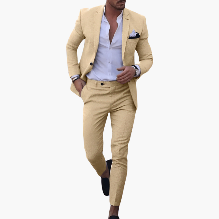 Two-Piece Blazer and Trouser Suit for Men