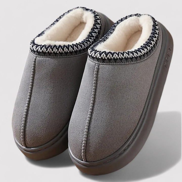 Memory Foam Faux Fur House Slippers for Women