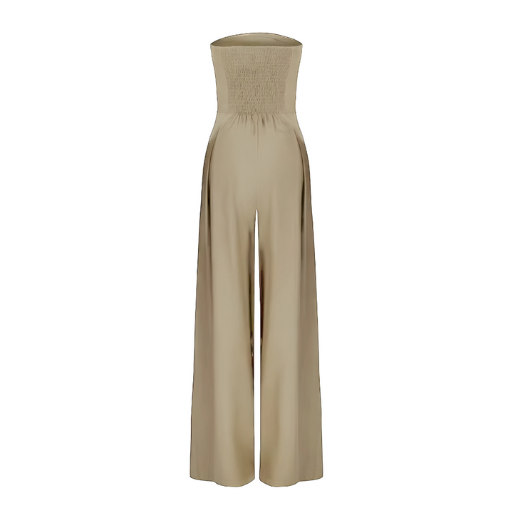 Strapless High Waist Wide Leg Jumpsuit for Women