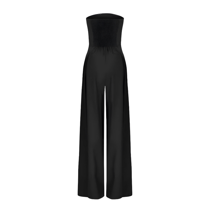 Strapless High Waist Wide Leg Jumpsuit for Women
