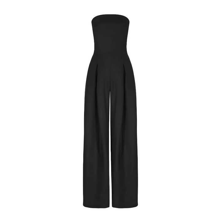 Strapless High Waist Wide Leg Jumpsuit for Women