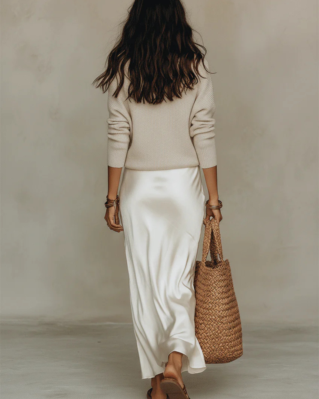 Knit Sweater and Maxi Dress 2-Piece Set for Women