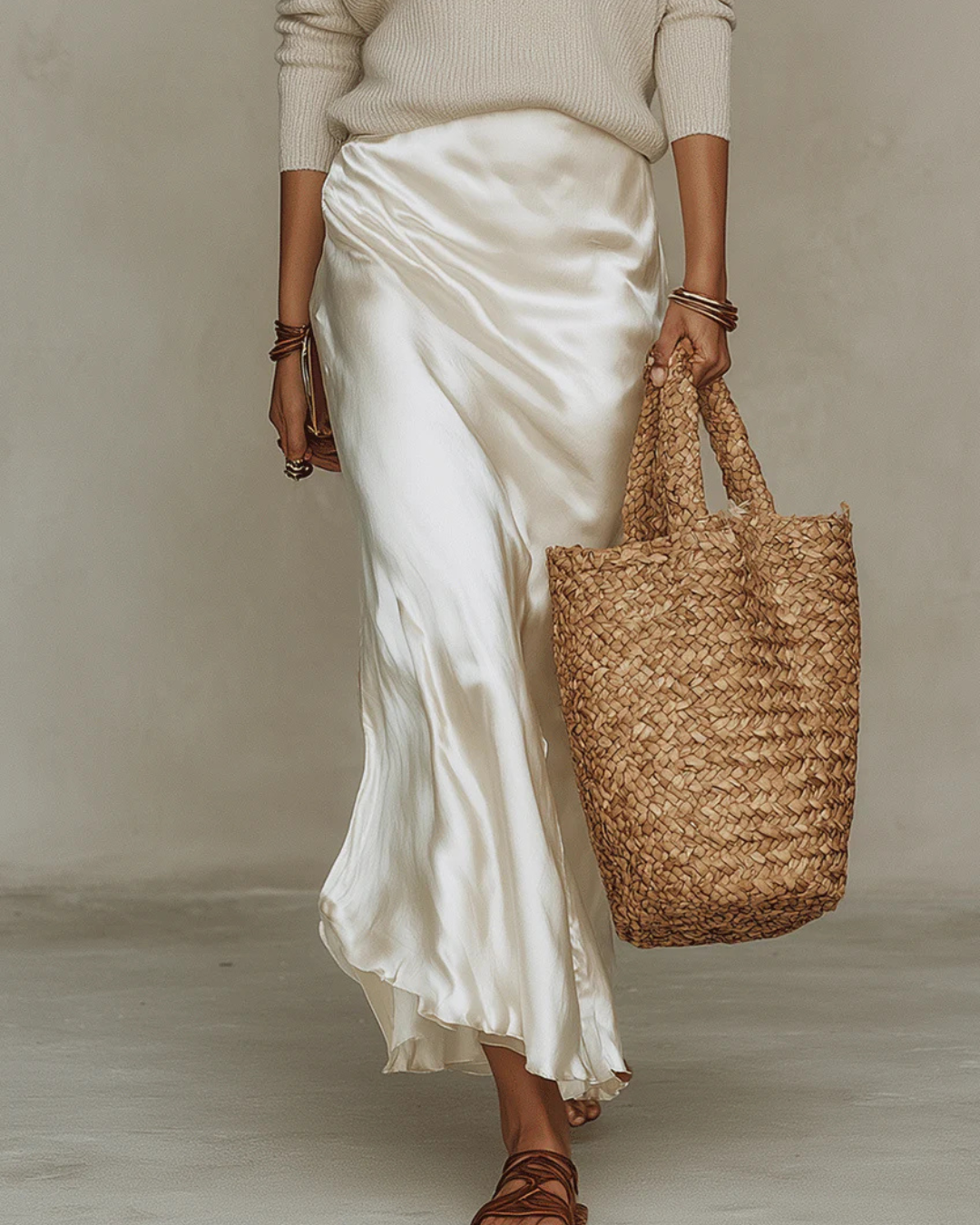 Knit Sweater and Maxi Dress 2-Piece Set for Women