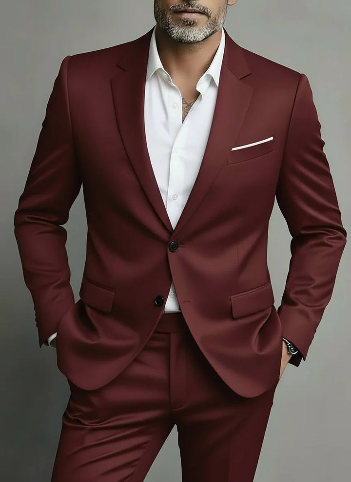 Two Piece Blazer and Trouser Suit for Men
