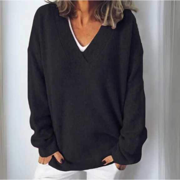 Soft V-Neck Sweater for Women