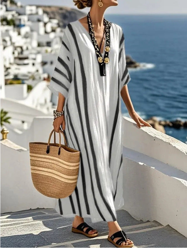 Flowing Long Kaftan Dress for Women