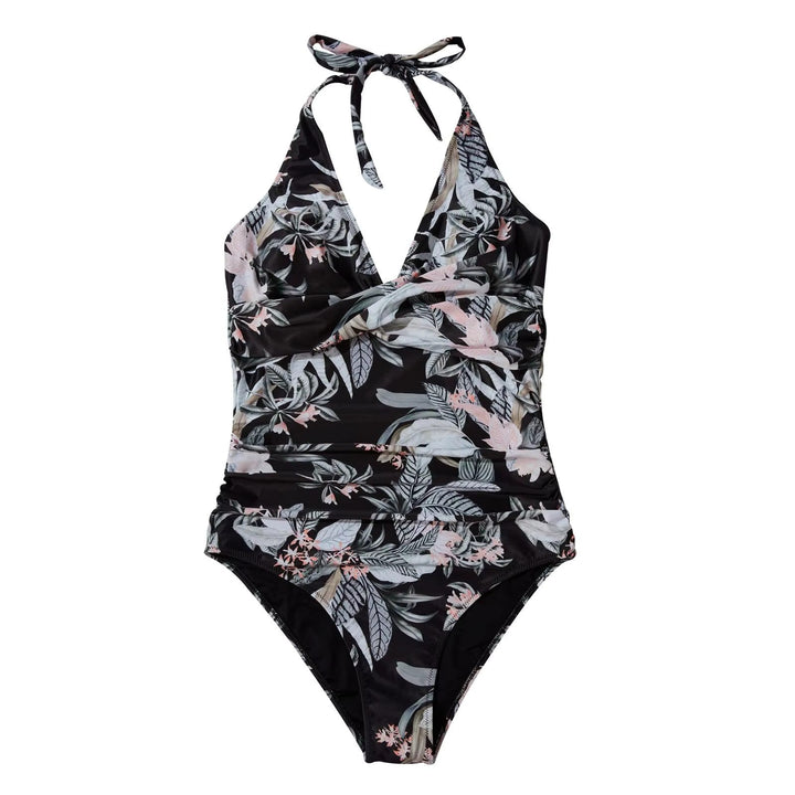 Halter Neck One-Piece Swimsuit for Women