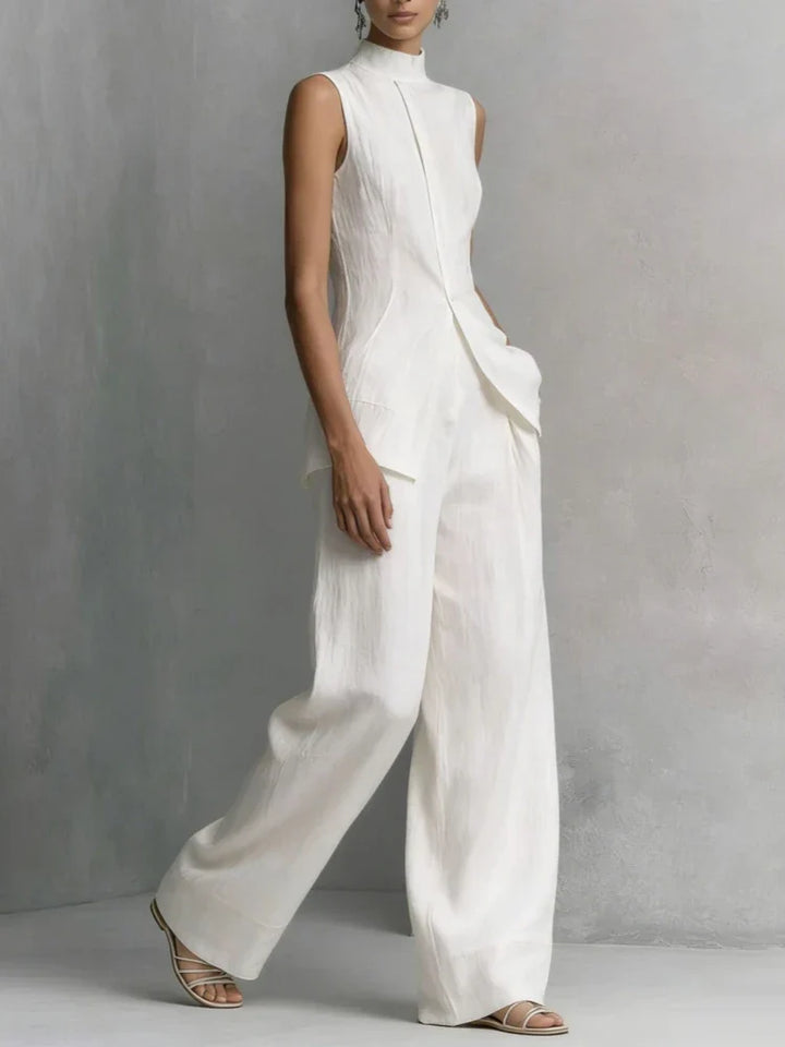 Sleeveless Wide-Leg Jumpsuit for Women