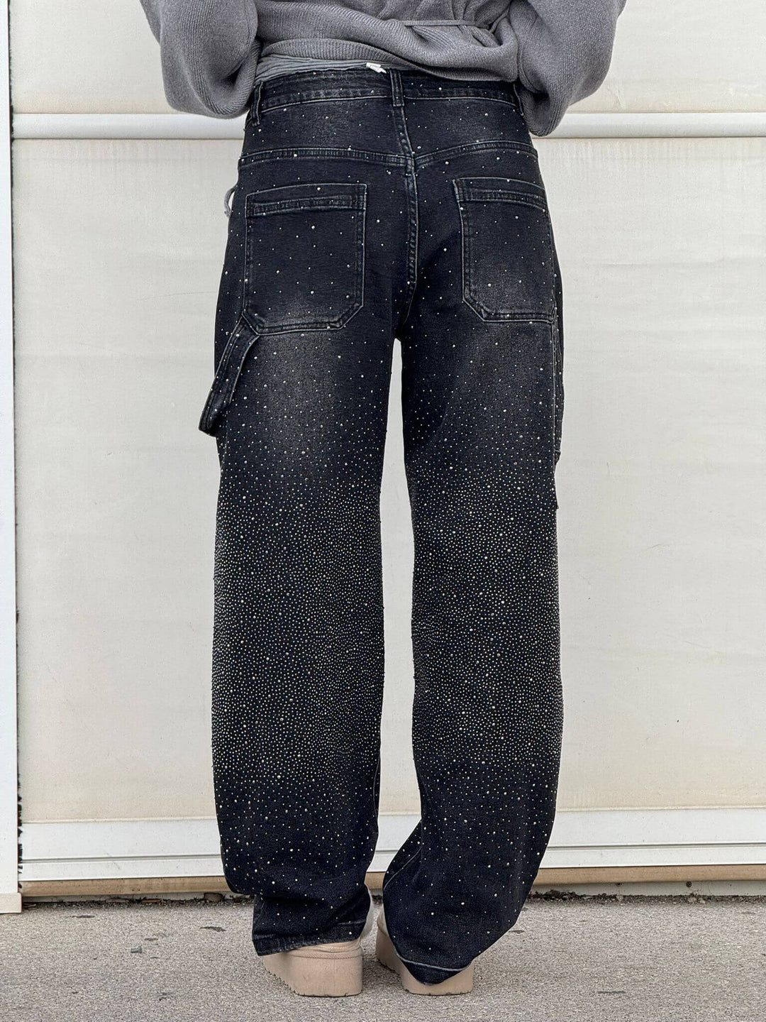 High-Waisted Wide-Leg Cargo Jeans for Women