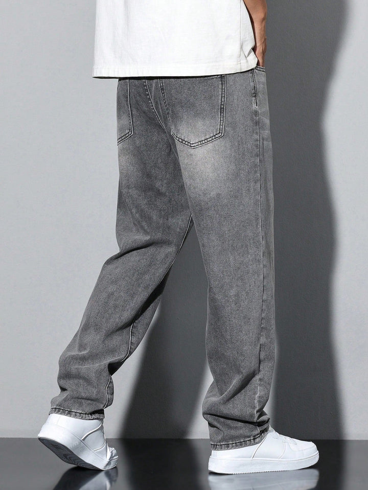 Relaxed Wide-Leg Jeans for Men