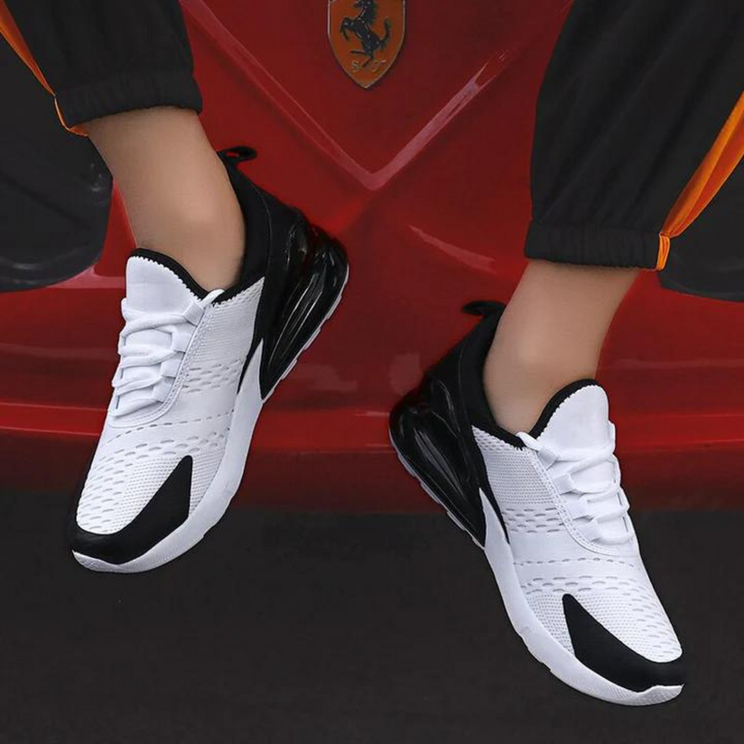 Cushioned Lace-Up Sneakers for Women