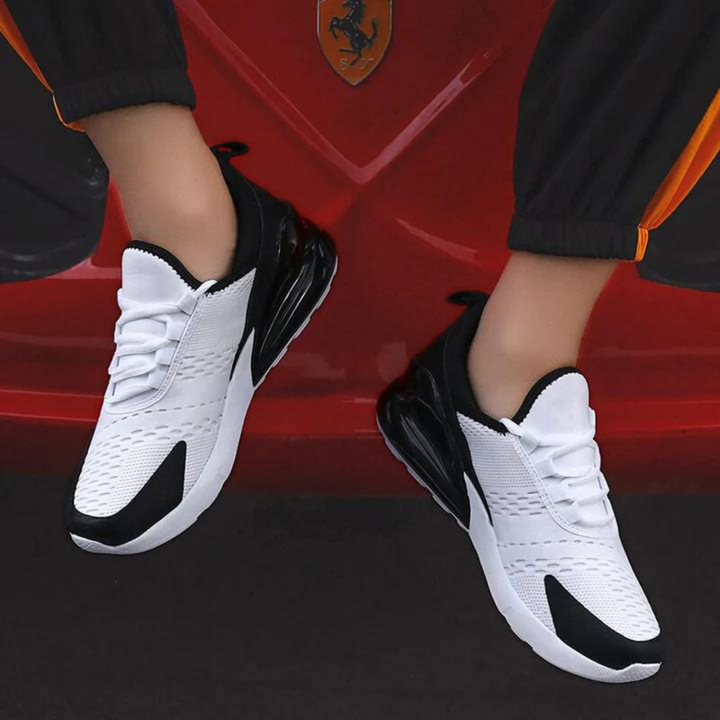 Cushioned Lace-Up Sneakers for Women