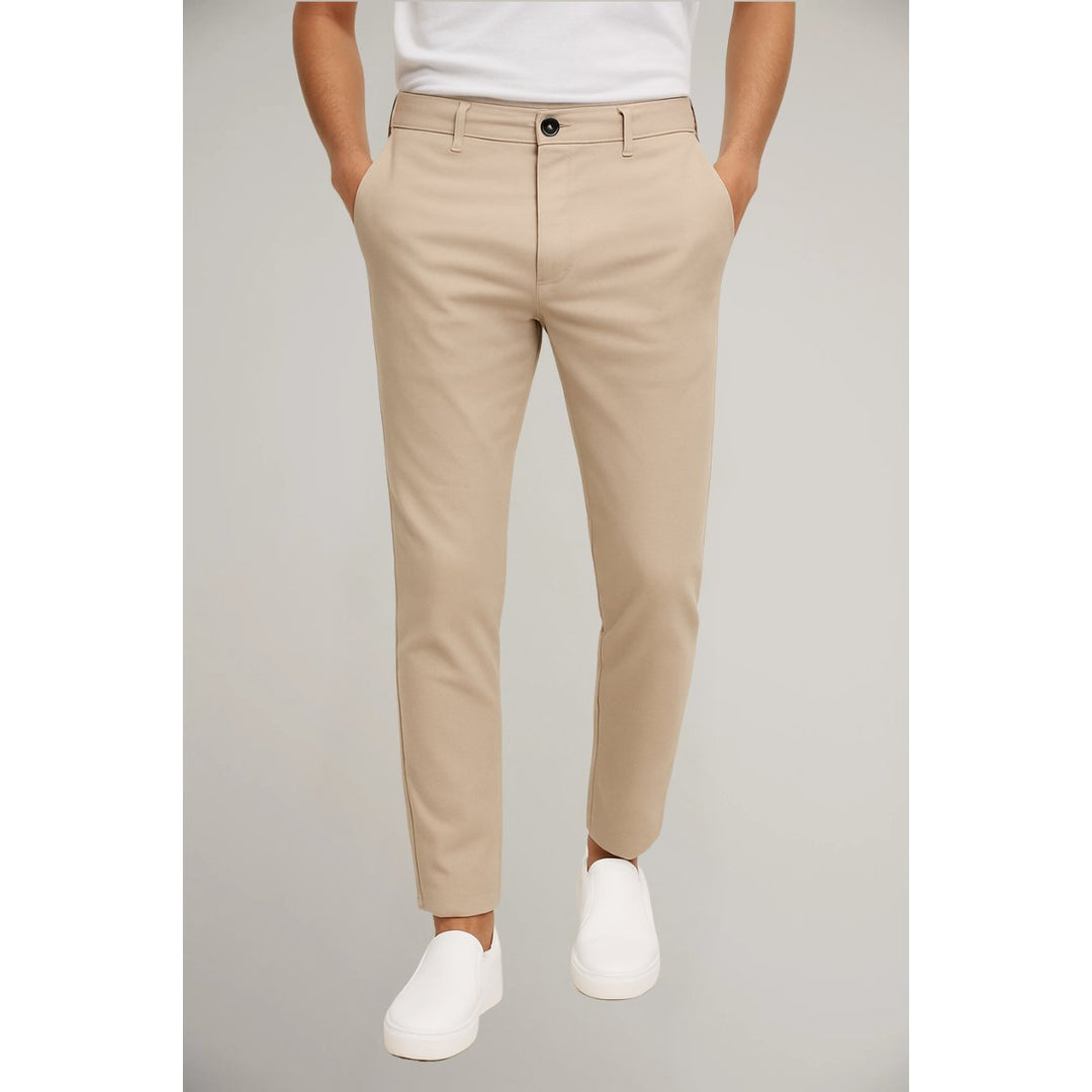 Slim Fit Chino Trousers for Men