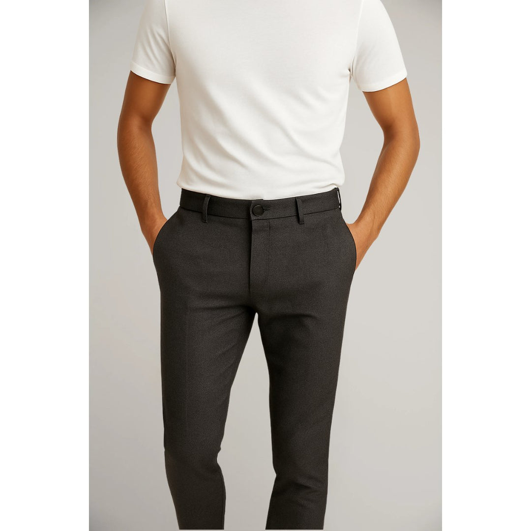 Slim Fit Chino Trousers for Men
