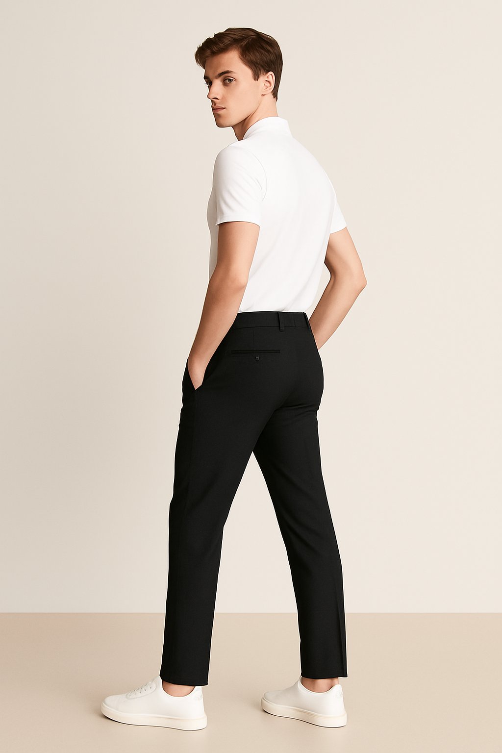 Slim Fit Chino Trousers for Men