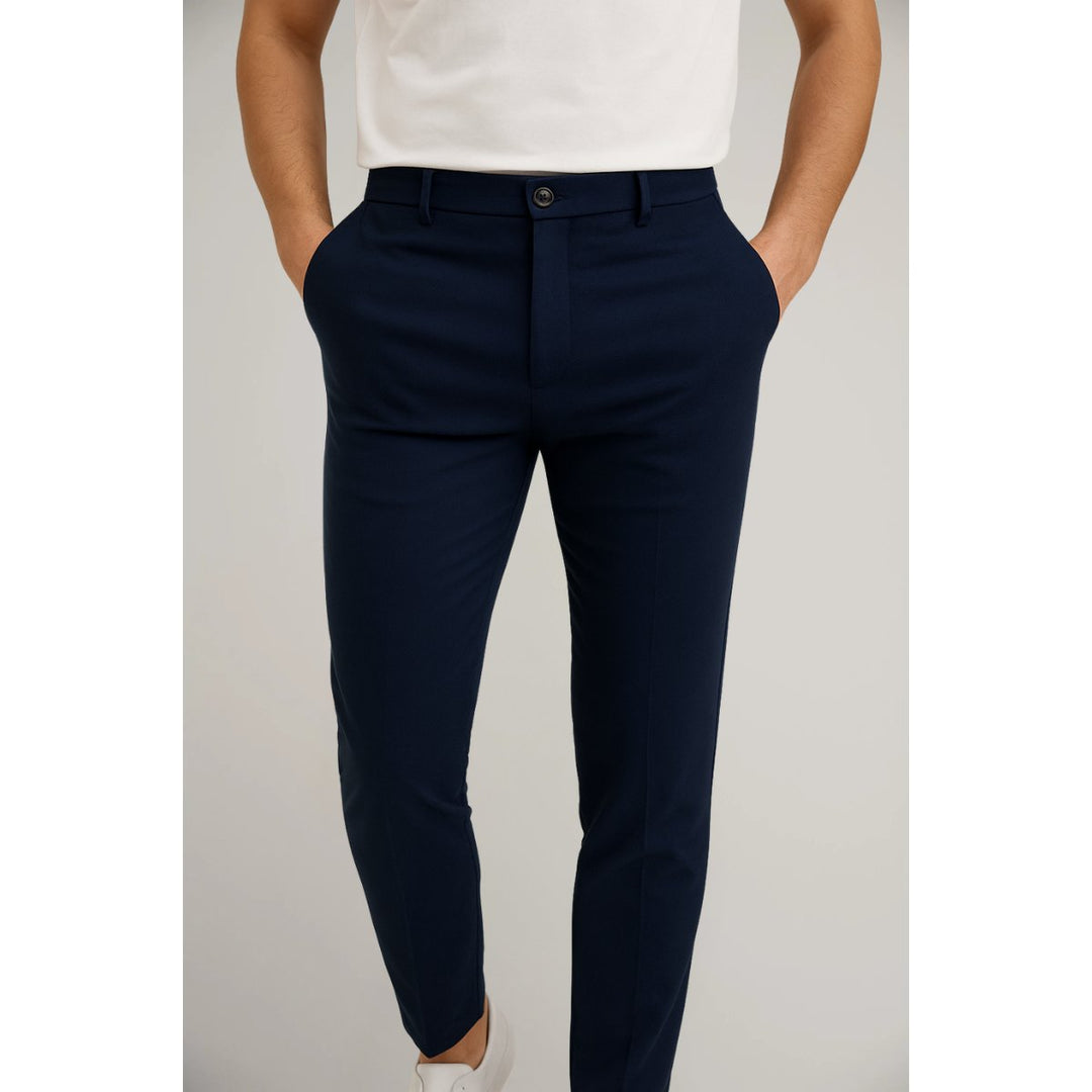 Slim Fit Chino Trousers for Men