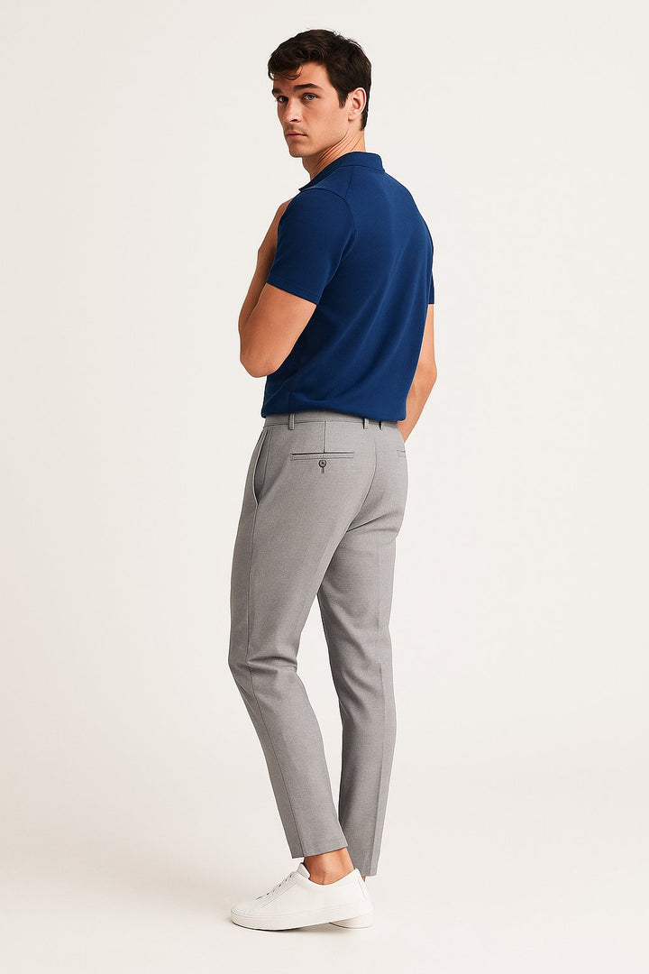 Slim Fit Chino Trousers for Men