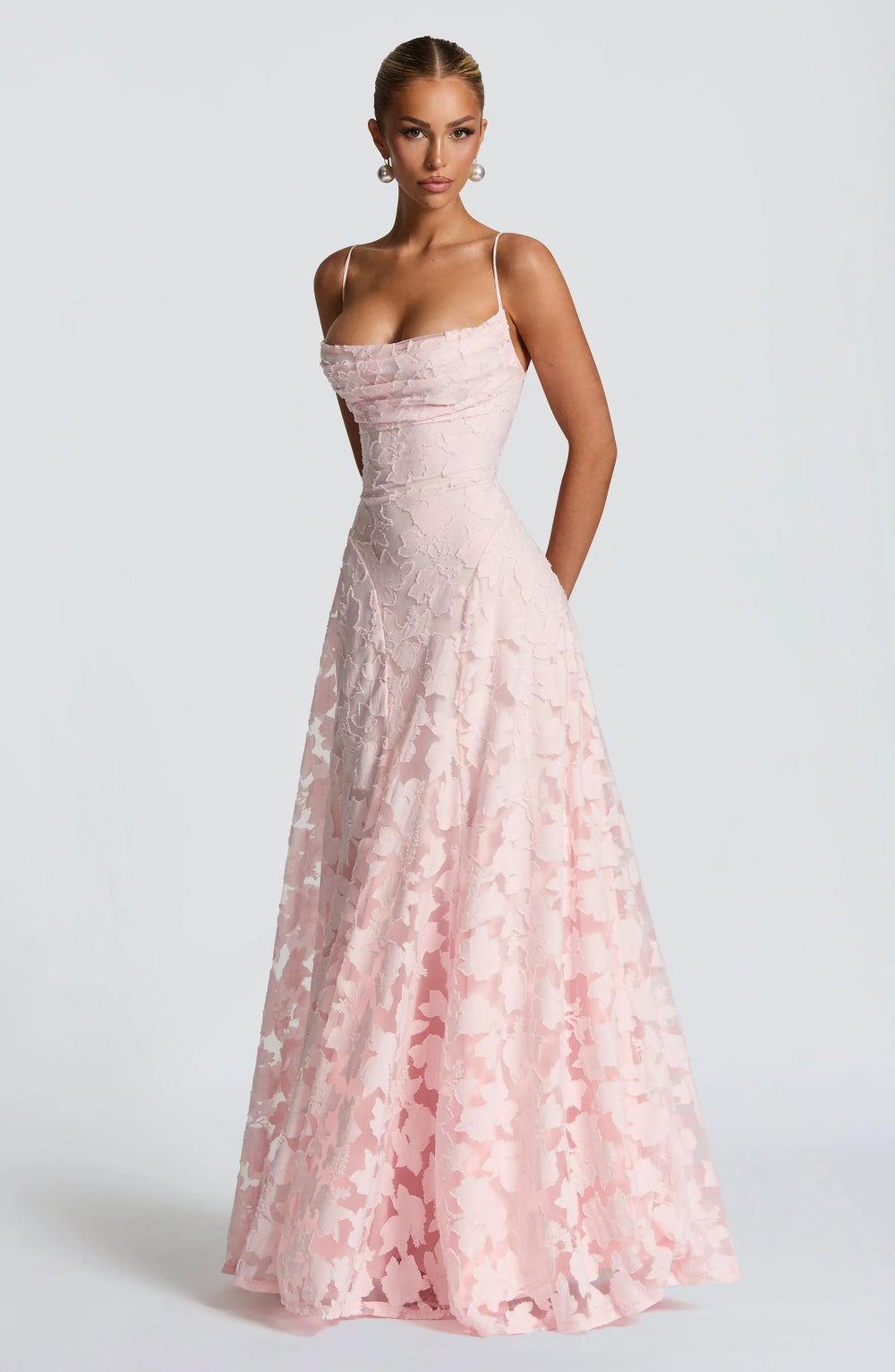 Backless Lace Maxi Dress for Women