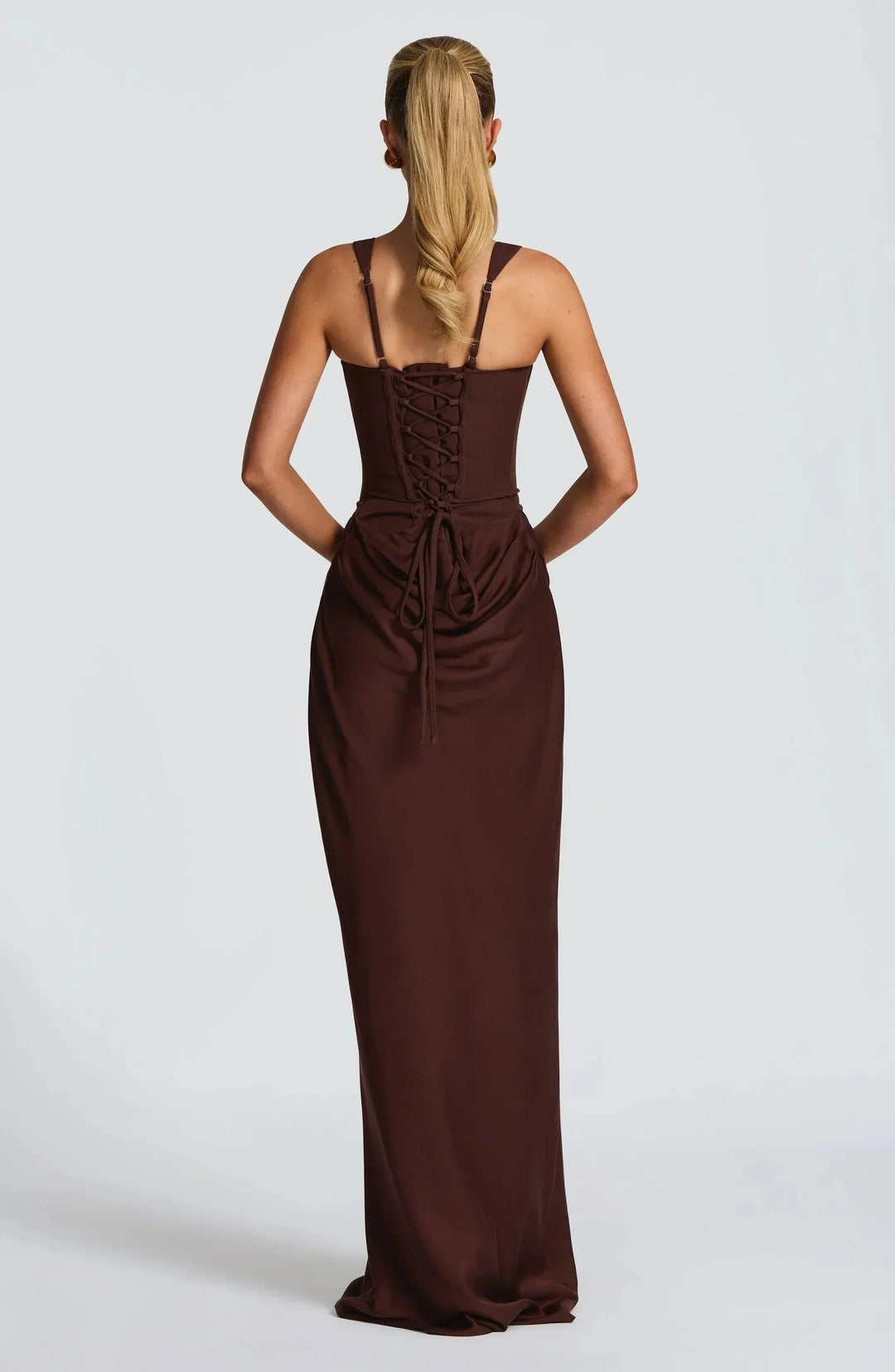 Open Back Bodycon Maxi Dress for Women