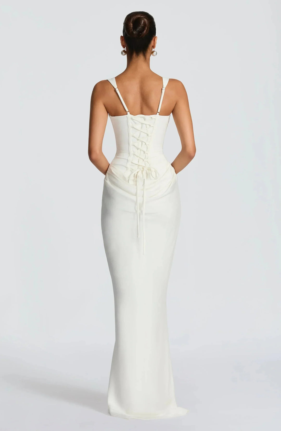 Open Back Bodycon Maxi Dress for Women