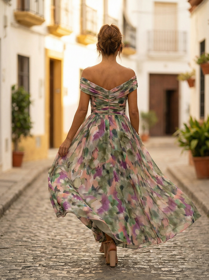 Off Shoulder Maxi Dress for Women