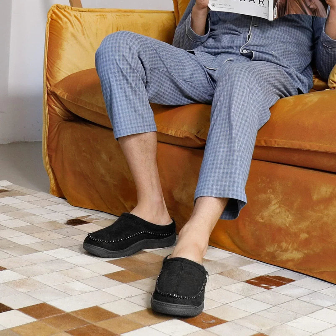 Warm Non-Slip House Slippers for Men